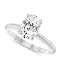 Macy's Diamond Solitaire Engagement Ring (1/2 ct. t.w.) in 14k White Gold