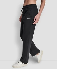 Dkny Women's Metallic Bubble Open Leg Pull-On Pants