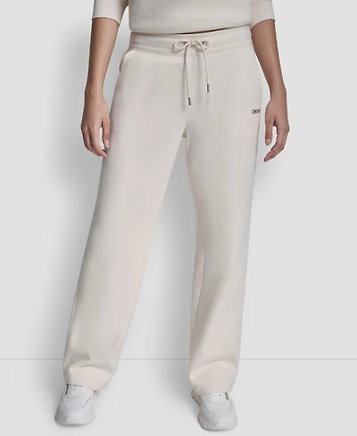 Dkny Women's Metallic Bubble Open Leg Pull-On Pants