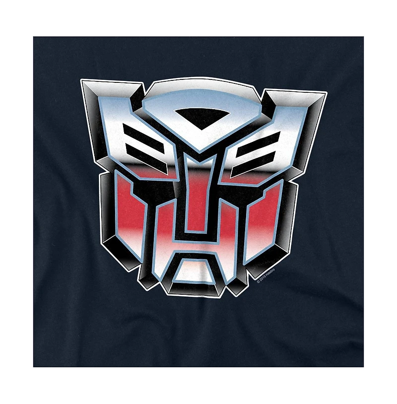 Logovision Men's Transformers Autobot Airbrush Logo T Shirt