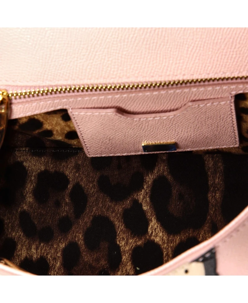 Pre-Owned Dolce & Gabbana Medium Family Miss Sicily Bag Patchwork Leather