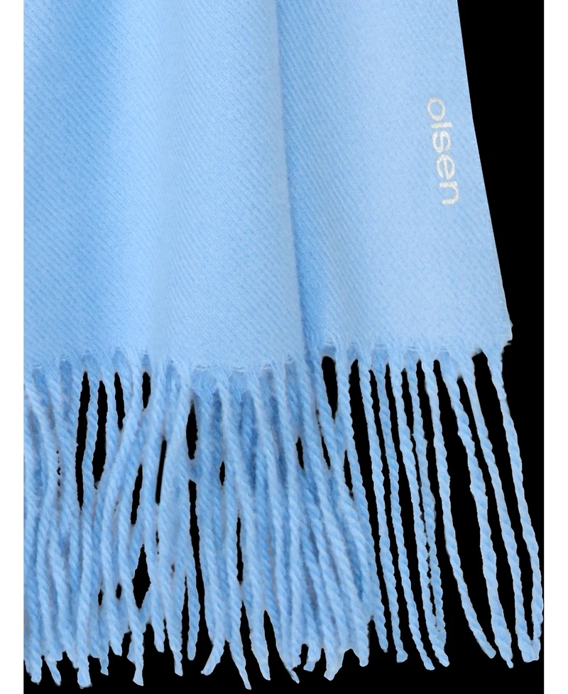 Olsen Solid Scarf with Fringe