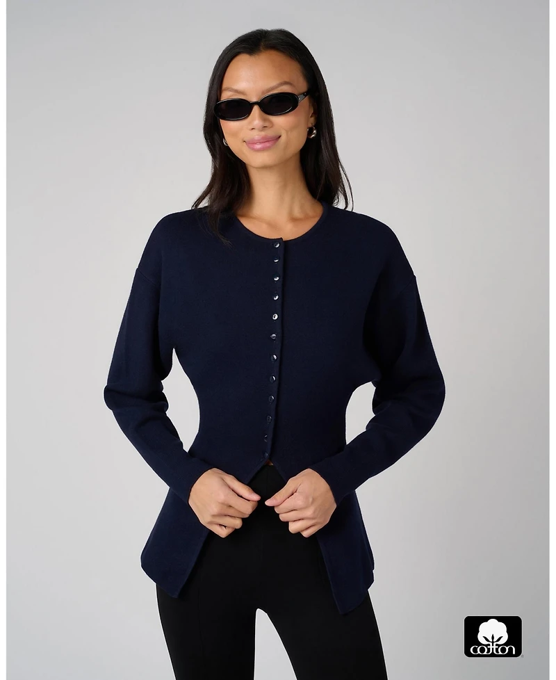 WeWoreWhat Women's Drop Shoulder Cardigan