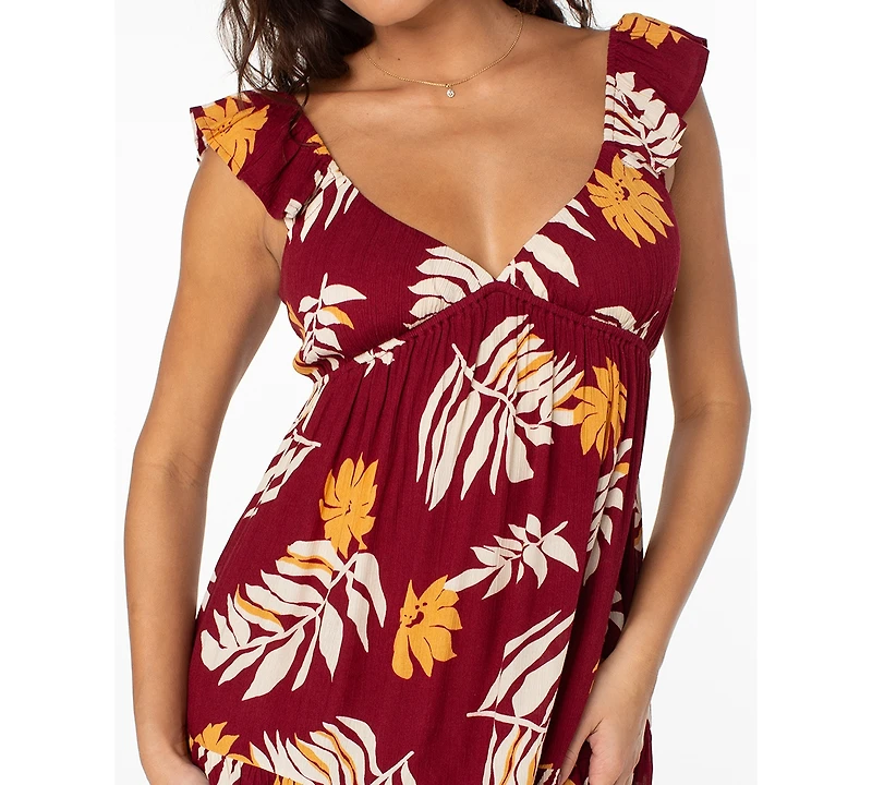 Roxy Women's Palmy Days Scoop Neck Mini Dress