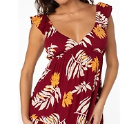 Roxy Women's Palmy Days Scoop Neck Mini Dress