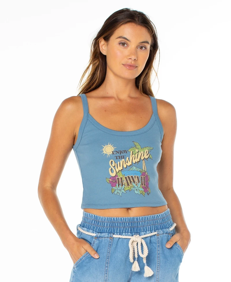 Roxy Women's Enjoy Sunshine Sleeveless Wanderer Tank Top