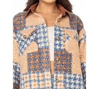 Roxy Women's Overlander Plaid Long-Sleeve Jacket