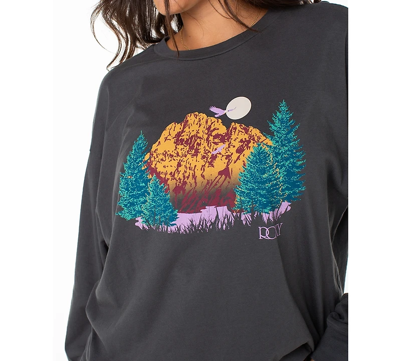 Roxy Women's Mountains Majesty Long-Sleeve Jersey T-Shirt