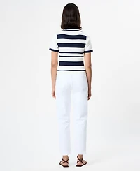French Connection Women's Maxime Knit Striped Top