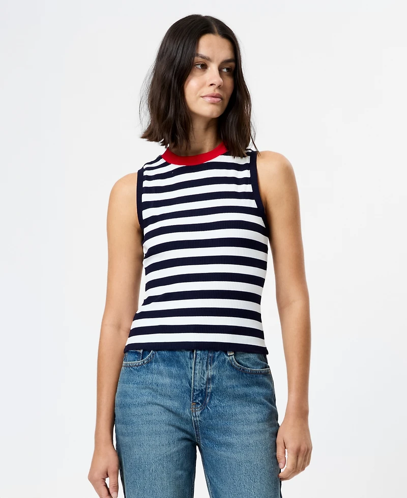 French Connection Women's Striped Sleeveless Top
