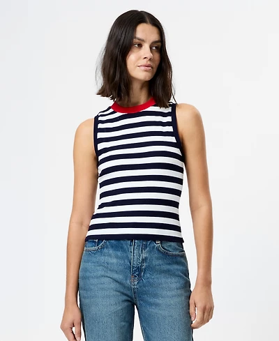 French Connection Women's Striped Sleeveless Top