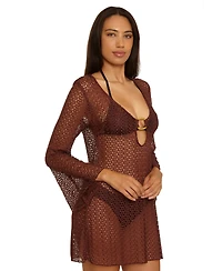 Becca Women's Crocheted Cover-Up Dress