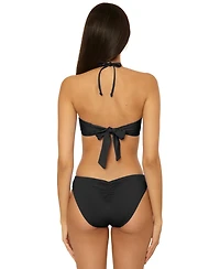 Becca Women's Color Code Shirred Back Hipster Bottoms