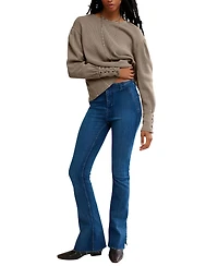 Free People Women's Lapis Long-Sleeve Top