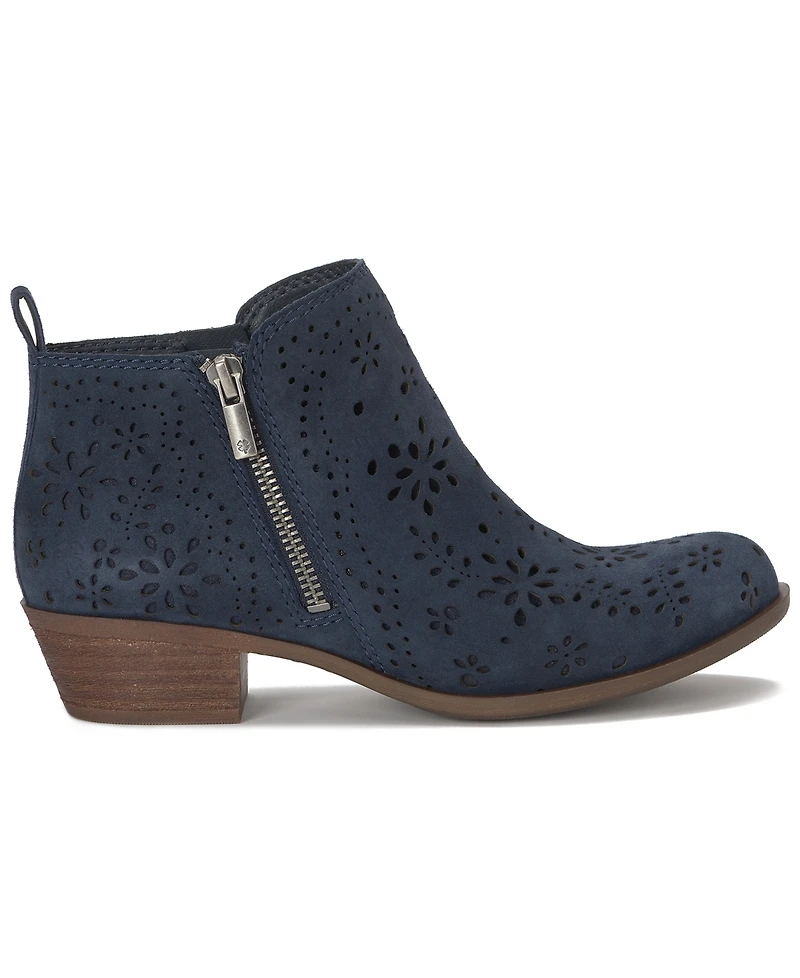 Lucky Brand Women's Basel Perforated Ankle Booties