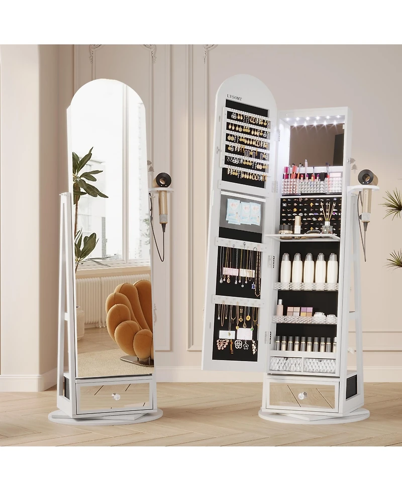 Vlsrka Solid Wood Full Length Mirror