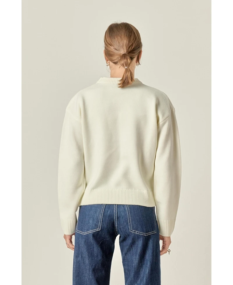 English Factory Women's Cocktail Sweater