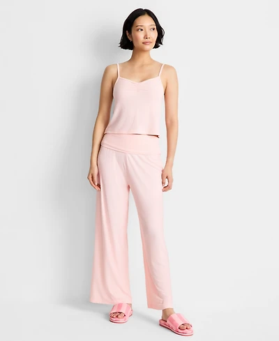State of Day Women's Solid Tank & Long Pants Set, Macy's Exclusive