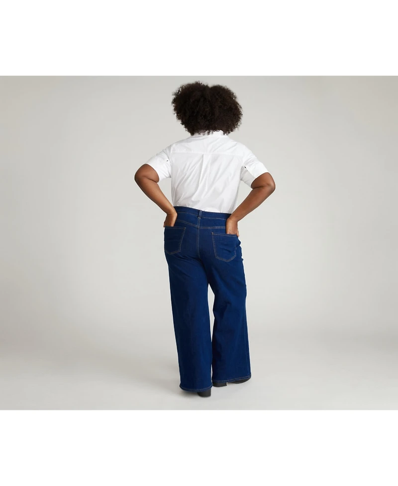 Universal Standard Women's Plus Relaxed Bootcut Jeans