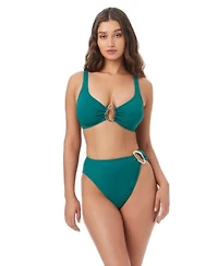 Bar Iii Womens Center Of Attention Over The Shoulder Bralette Bottoms