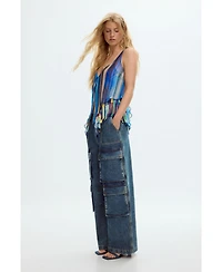 Desigual Women's Strappy blouse with opening