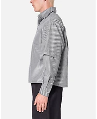 mnml Men's Double Layer Pinstripe Shirt
