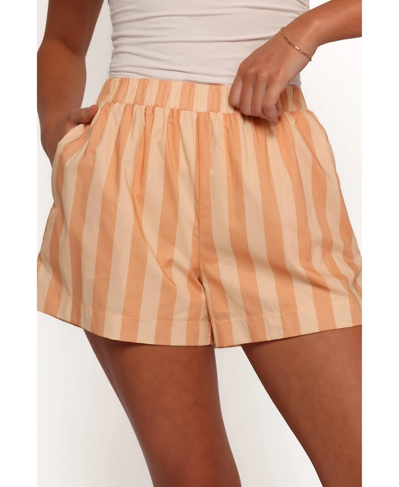 Petal and Pup Women's Essie Shorts - Terracotta Stripe