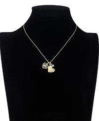 Unwritten Cubic Zirconia Tree Open Heart, "Mom" Heart Pendant Necklace