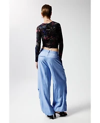 Desigual Women's Ruched graffiti T-shirt