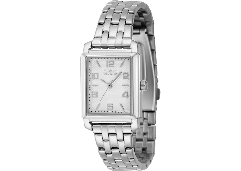 Invicta Women's 46662 Vintage Quartz 3 Hand Silver Dial Watch