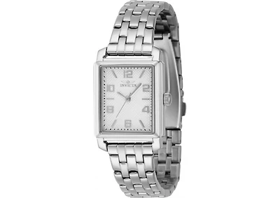 Invicta Women's 46662 Vintage Quartz 3 Hand Silver Dial Watch