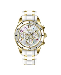 Invicta Women's 49801 Angel Quartz VD54 White Dial Watch
