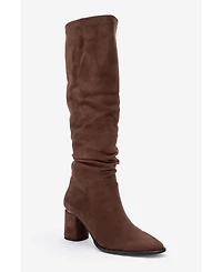 Prologue Shoes Vianella Block Heel Knee High Boot (Women)