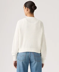 Levi's Women's Snowflake Long Sleeve Cardigan Sweater