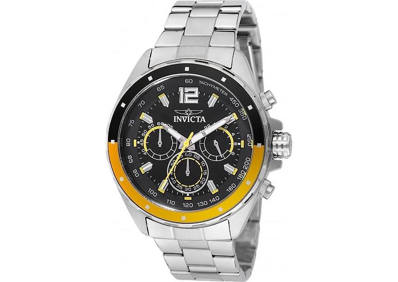 Invicta Men's 49365 Speedway Quartz Chronograph Black Dial Watch