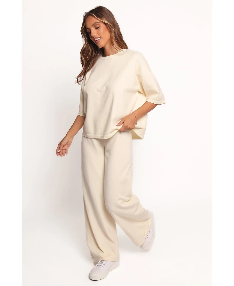 Petal and Pup Women's Ash Knitted Pants