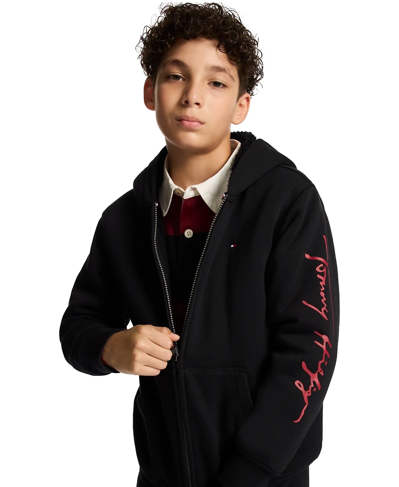 Tommy Hilfiger Boys 8-20 Signature Fleece Zip-Up Hoodie
