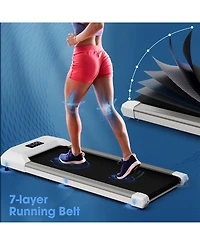 Sugift 2.25 Hp Walking Pad with Led Display and Remote Control-Grey