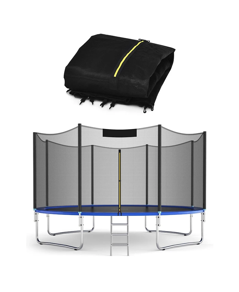 Sugift 8 Feet Trampoline Safety Replacement Protection Enclosure Net