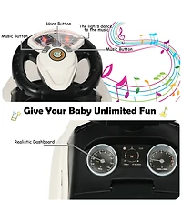 Sugift 3 In 1 Ride on Push Car Toddler Stroller Sliding Car with Music