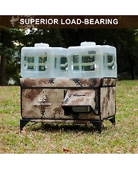 Clawsable Heated Outdoor Cat House,Feral Shelter,Fit 2-3 Cats