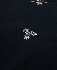 abercrombie kids Girls' Logo Print Crewneck Sweatshirt