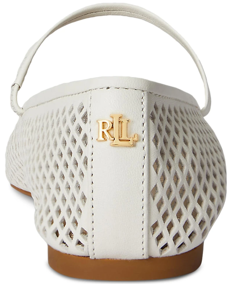 Lauren Ralph Women's Jayna Mary Jane Flat