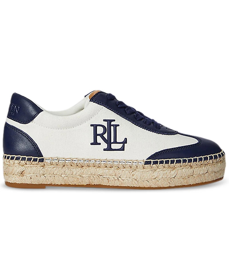 Lauren Ralph Lauren Women's Luize Round Toe Sneakers