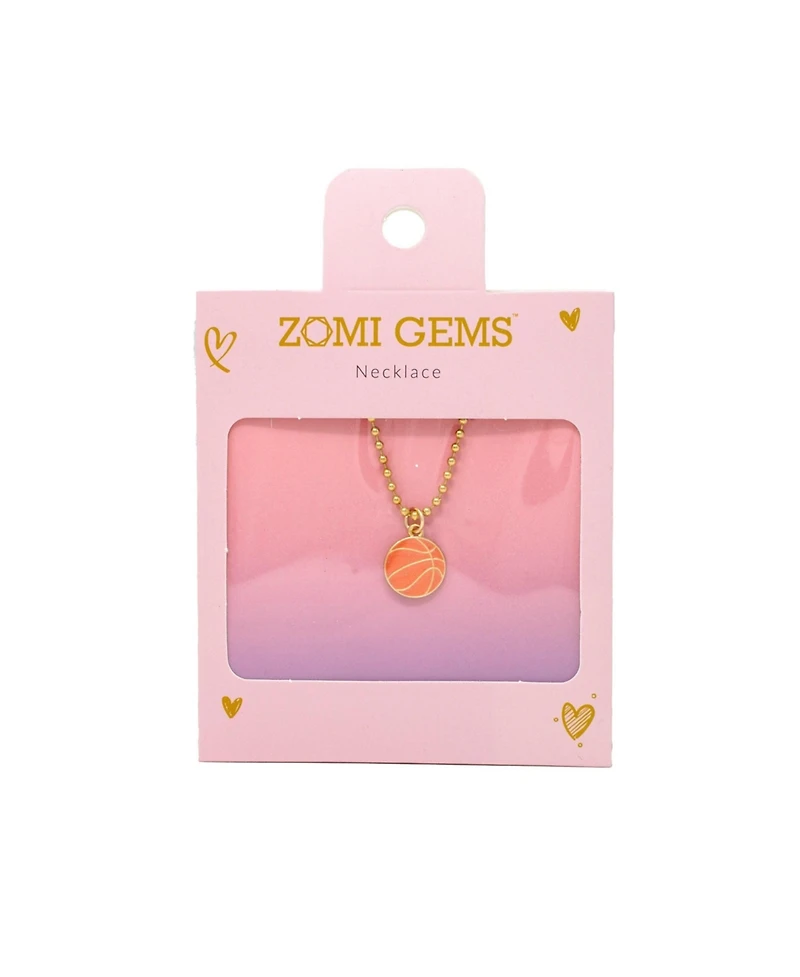 Zomi Gems Basketball Necklace