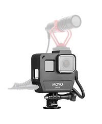 Movo Gpr-5 Media Housing Case Compatible with GoPro HERO5, HERO6, HERO7