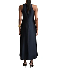 Reiss Women's Satin Shirred Midi Dress