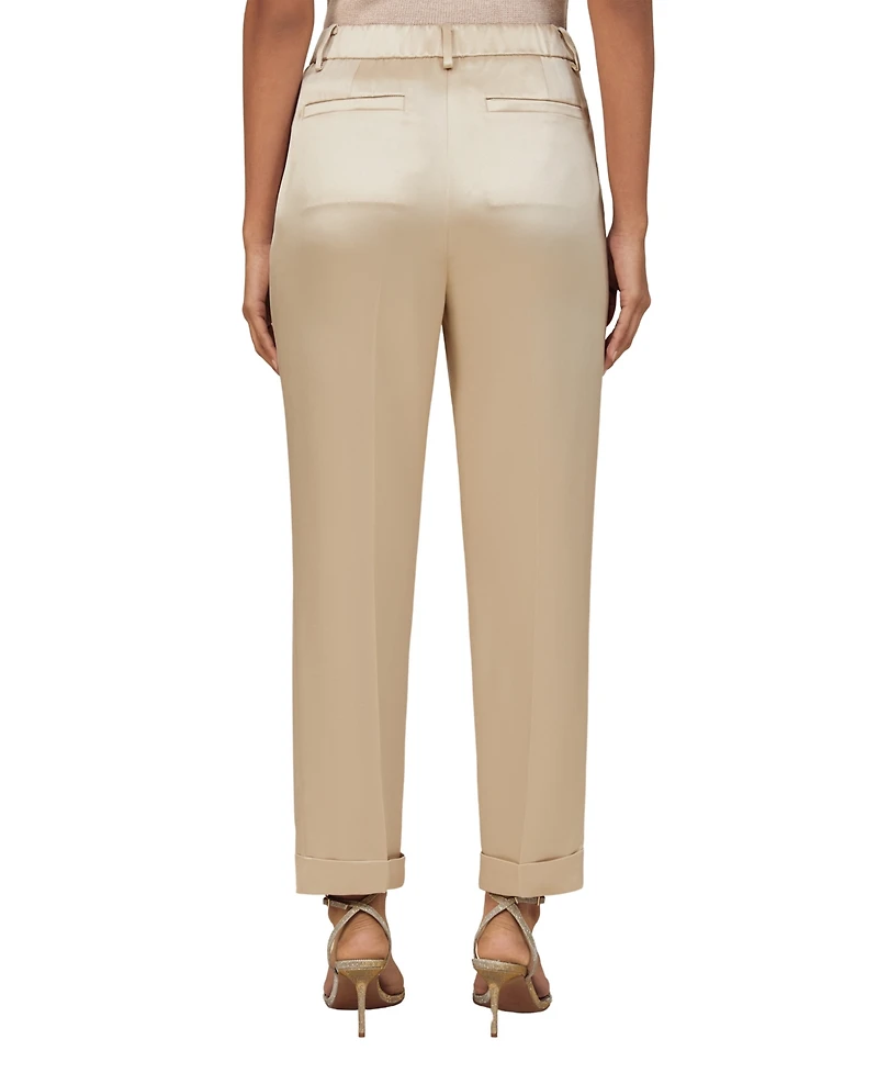 Reiss Women's Satin Tapered Pants