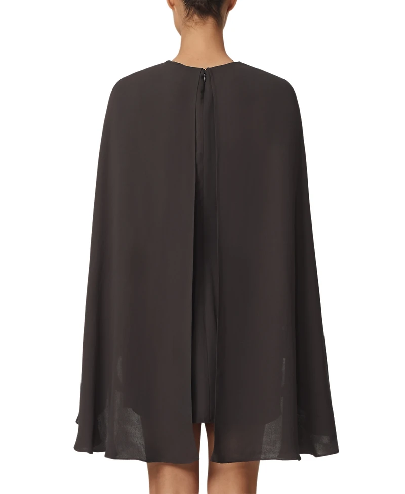 Reiss Women's Chain-Detail Cape Mini Dress