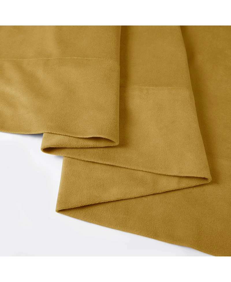 Half Price Drapes Fool's Gold Signature Velvet Blackout Curtain